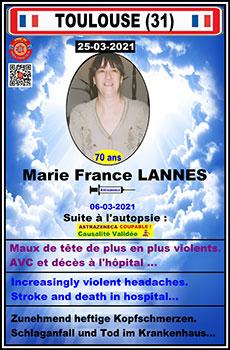 Dcd marie france lannes
